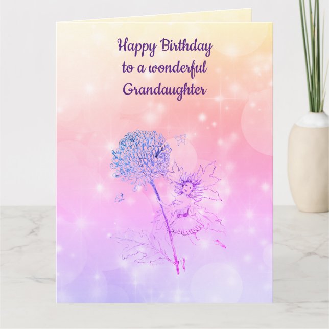Tarjeta Feliz cumpleaños, abuela (Anverso)