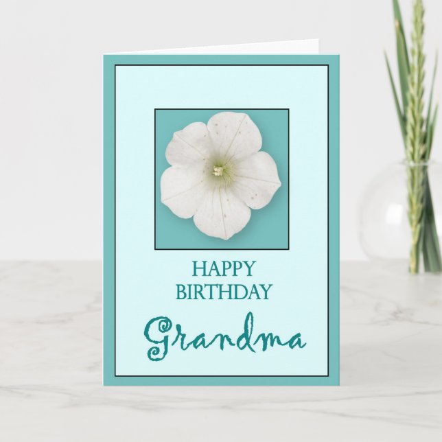 Tarjeta Feliz cumpleaños, abuela (Anverso)
