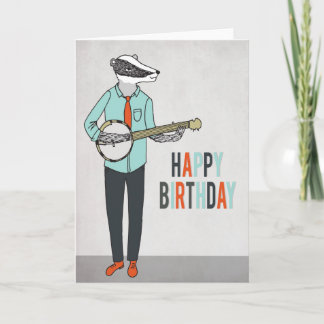 Tarjeta Feliz cumpleaños - acose jugar el coche del saludo