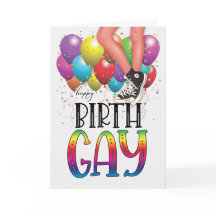 Feliz cumpleaños adolescente GAY piernas en zapati