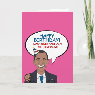 Tarjeta Feliz cumpleaños, ahora comparte tu pastel con tod