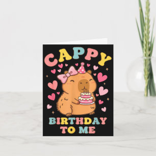 Tarjeta Feliz cumpleaños al divertido animal de cumpleaños