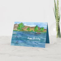 Feliz cumpleaños al esposo de la montaña