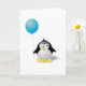 Tarjeta Feliz cumpleaños al pingüino saludo (Small Plant)