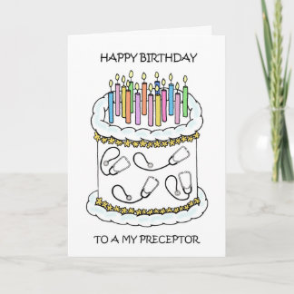 Tarjeta Feliz Cumpleaños al Preceptor