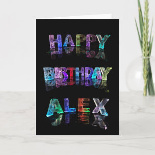 Tarjeta Feliz cumpleaños Alex Card