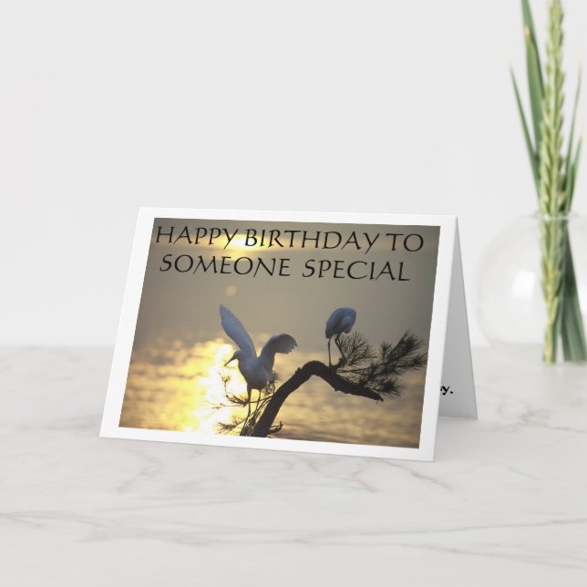 TARJETA FELIZ CUMPLEAÑOS ALGUIEN ESPECIAL (Anverso)