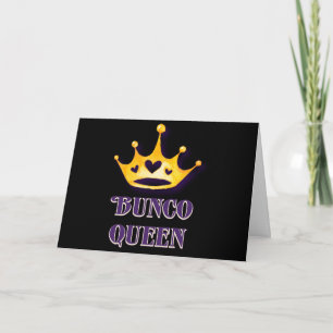 Tarjeta Feliz Cumpleaños Amiga Reina Bunco Moderna