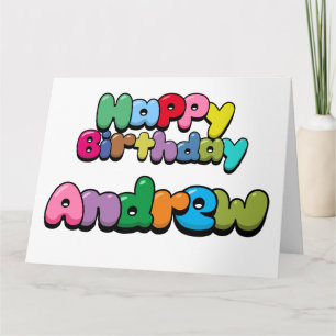 Tarjeta Feliz cumpleaños Andrew