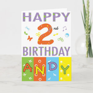 Tarjeta Feliz cumpleaños Andy