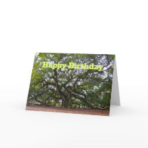 Feliz cumpleaños Angel Oak South Carolina
