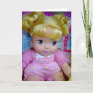 TARJETA FELIZ CUMPLEAÑOS BABYDOLL