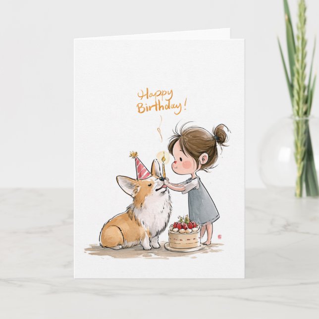 Tarjeta Feliz Cumpleaños Bebé - 2 (Anverso)