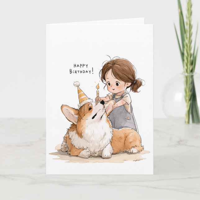 Tarjeta Feliz Cumpleaños - Bebé - 3 (Anverso)