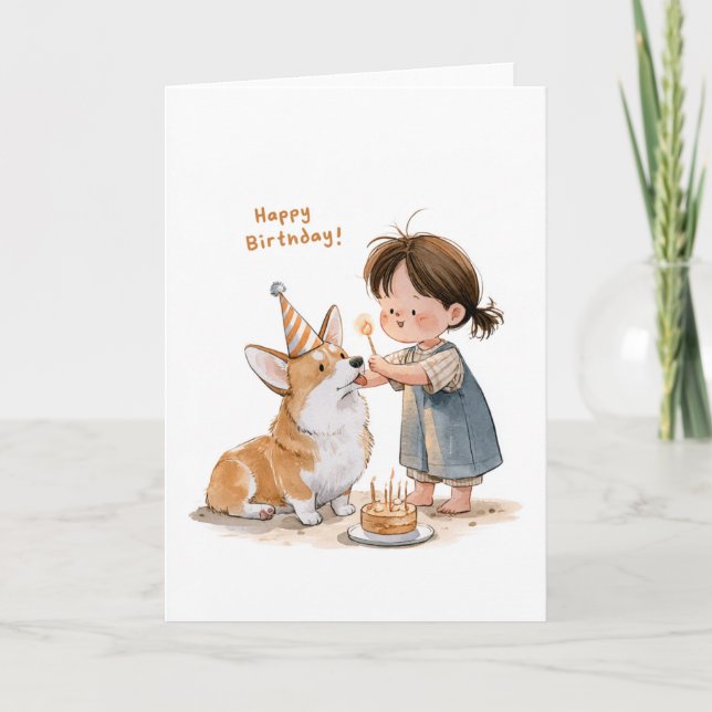 Tarjeta Feliz Cumpleaños - Bebé - 4 (Anverso)