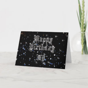 Tarjeta Feliz Cumpleaños Bling Greeting