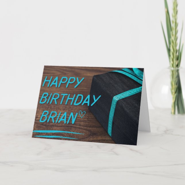 TARJETA FELIZ CUMPLEAÑOS BRIAN (Anverso)