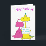 Tarjeta Feliz cumpleaños Brother<br><div class="desc"></div>