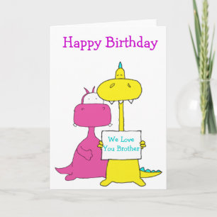 Tarjeta Feliz cumpleaños Brother