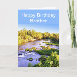 Tarjeta Feliz cumpleaños Brother Shoal Creek Missouri Card
