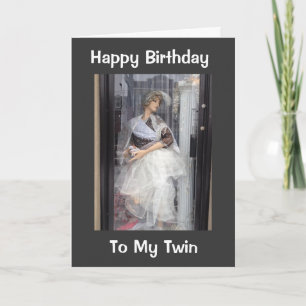 TARJETA FELIZ CUMPLEAÑOS BUDDDY DE COMPRAS DE TWIN / FAV