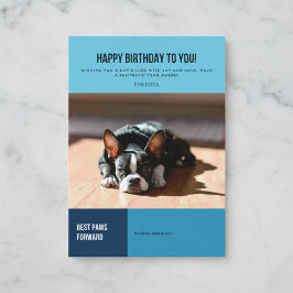 Tarjeta Feliz cumpleaños Bulldog francés