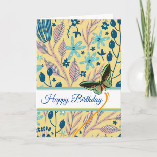 Tarjeta Feliz cumpleaños Butterfly Dreams Take Flight