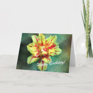 Tarjeta Feliz Cumpleaños Card Lovely Floral (P)