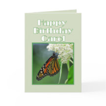 Feliz cumpleaños Carol Monarch Butterfly