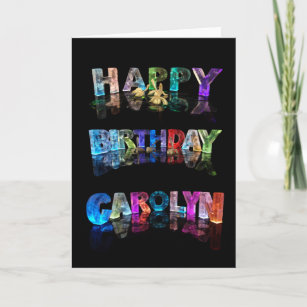 Tarjeta Feliz cumpleaños Carolyn Card