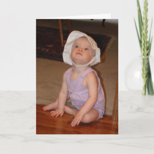 Tarjeta Feliz cumpleaños, Chica de un año