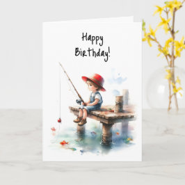 Tarjeta Feliz cumpleaños, chicos Reel Fun Deseos de cumple