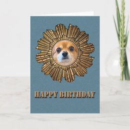 Tarjeta Feliz cumpleaños Chihuahua