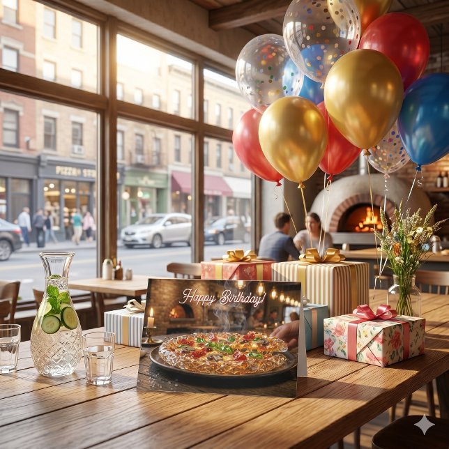 Tarjeta Feliz Cumpleaños | Chistes Divertidos de Pizza (Subido por el creador)