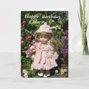 Tarjeta Feliz cumpleaños Chloe