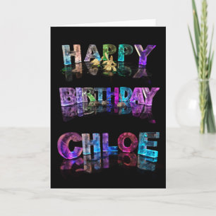 Tarjeta Feliz cumpleaños Chloe Card