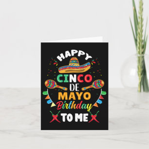 Tarjeta Feliz Cumpleaños Cinco De Mayo Para Mí