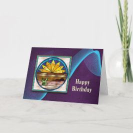 TARJETA FELIZ CUMPLEAÑOS - COLECCIÓN DE SUNRISE/INDIAN