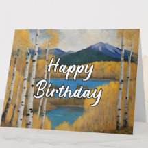 Feliz cumpleaños Colorado Mountain Lake