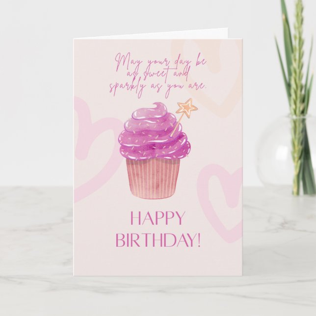 Tarjeta Feliz Cumpleaños Con Amapolas Rojas Cumpleaños (Anverso)