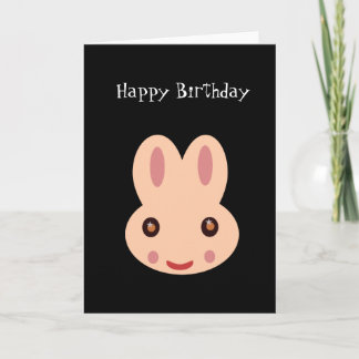 Tarjeta Feliz cumpleaños: Conejo