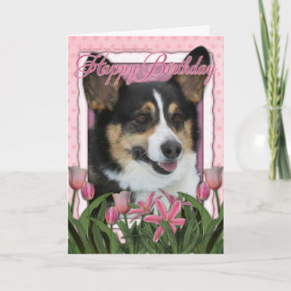 Tarjeta Feliz cumpleaños - Corgi