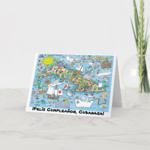 Tarjeta ¡¡Felíz Cumpleaños, Cubanaza!