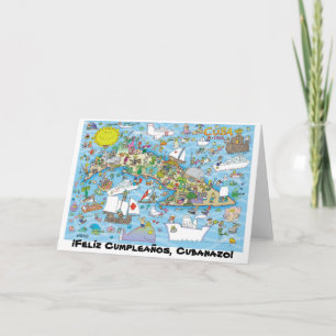 Tarjeta ¡Felíz cumpleaños, Cubanazo!