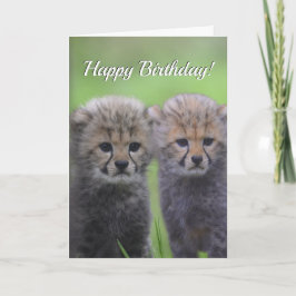 Tarjeta Feliz cumpleaños, cuentos hermanos chitas