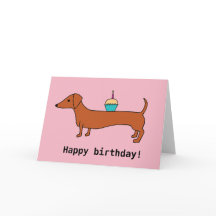 Feliz cumpleaños Dachshund