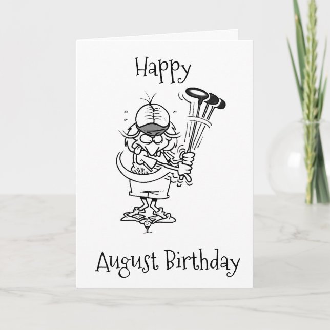 TARJETA ¡FELIZ ***CUMPLEAÑOS DE AGOSTO*** PARA TI! (Anverso)
