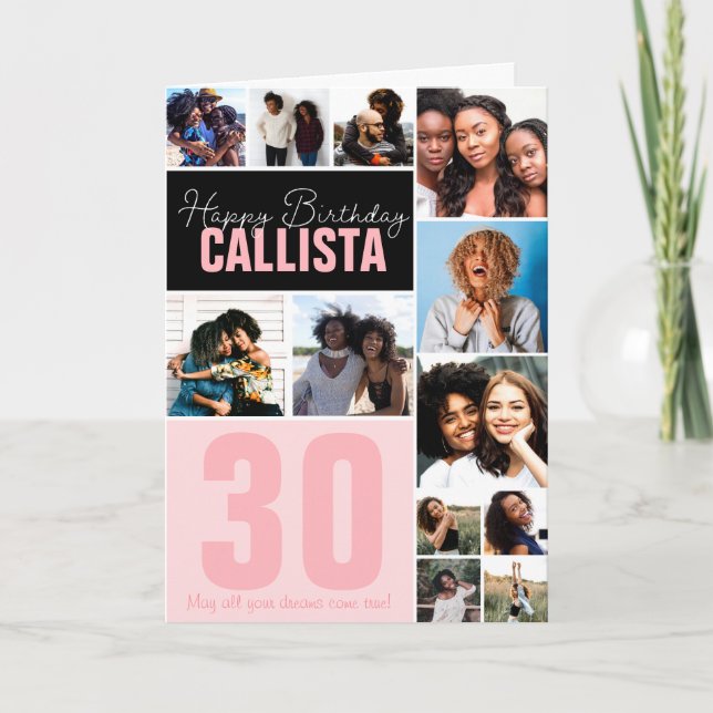 Tarjeta Feliz cumpleaños de amigos de la familia Guay (Anverso)