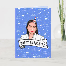 Tarjeta Feliz cumpleaños de AOC