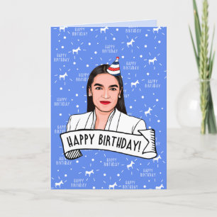 Tarjeta Feliz cumpleaños de AOC